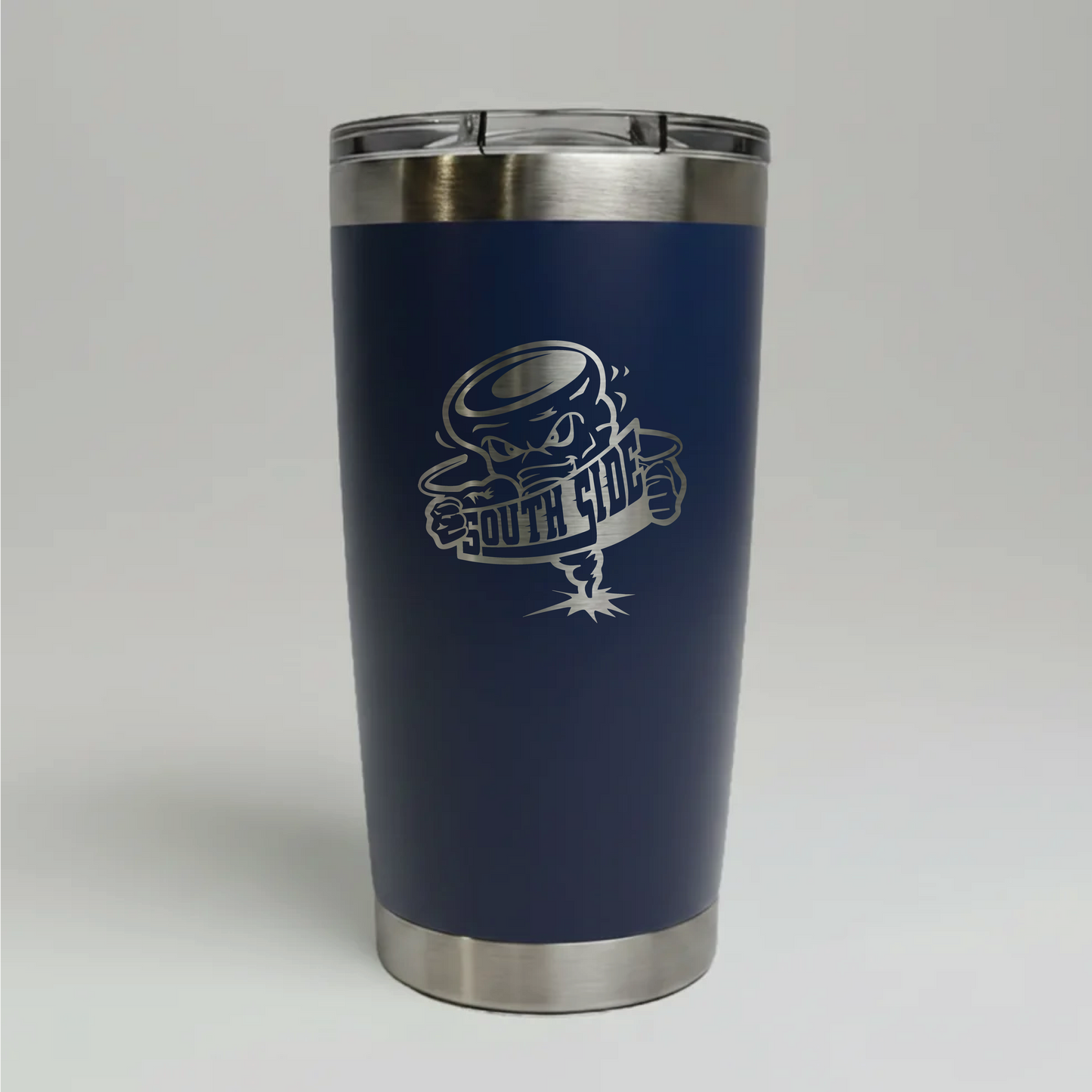 South Side Cyclones Laser Engraved 20oz Stainless Tumbler