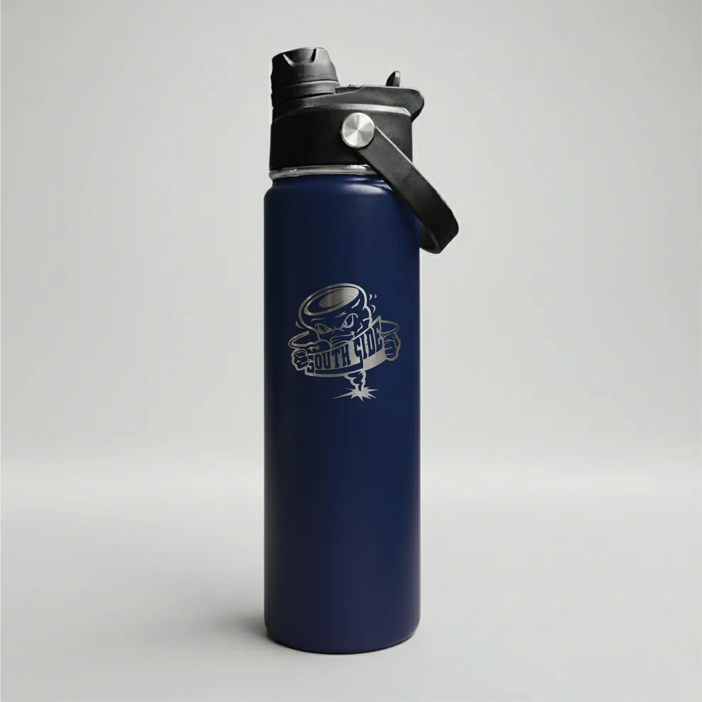 South Side Cyclones Laser Engraved 22oz Water Bottle