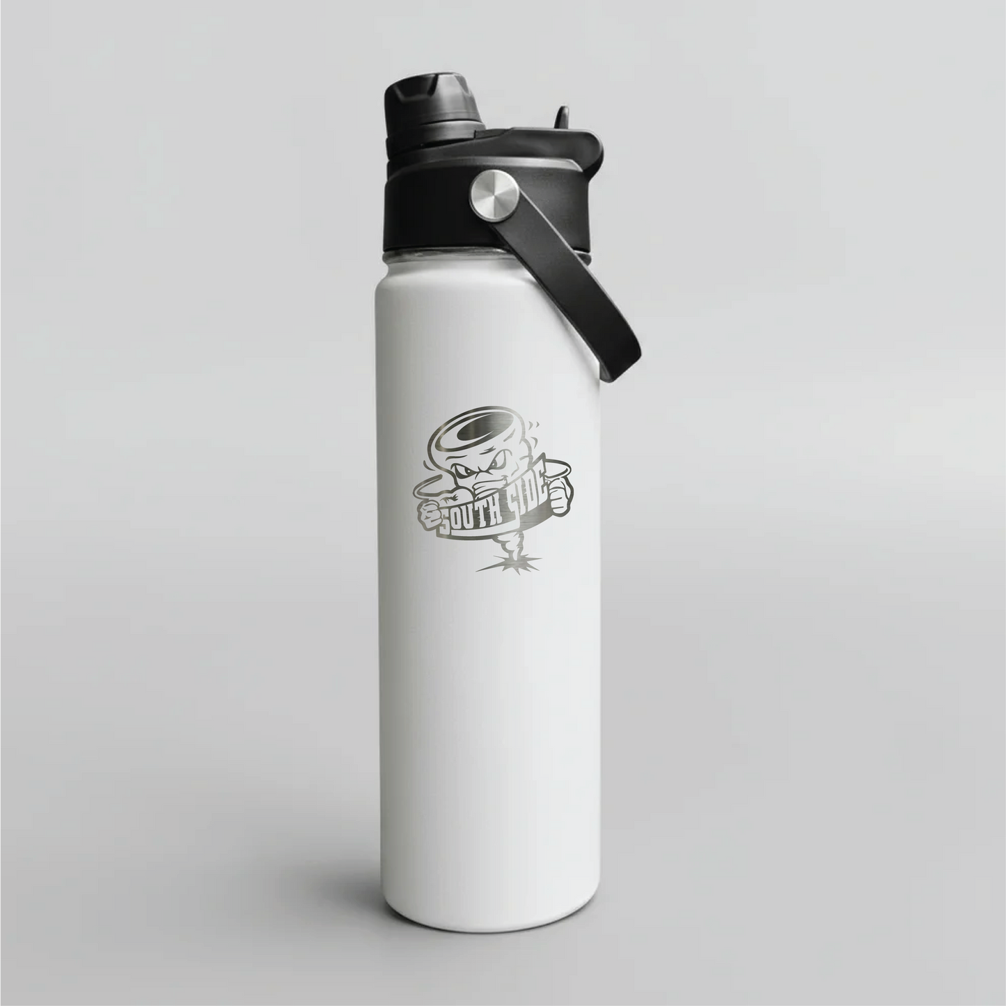 South Side Cyclones Laser Engraved 22oz Water Bottle