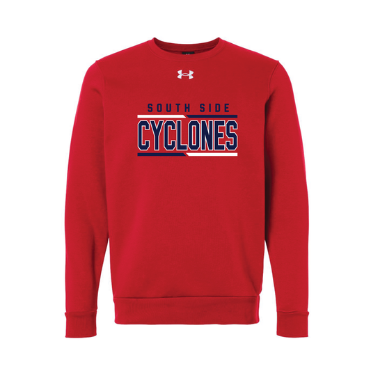 South Side Cyclones Under Armour Team Icon Fleece Crew - 6014160