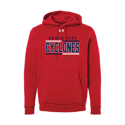 South Side Cyclones Under Armour Team Icon Fleece Hooded Sweatshirt - 6014161