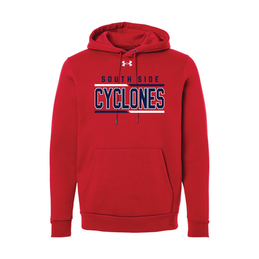 South Side Cyclones Under Armour Team Icon Fleece Hooded Sweatshirt - 6014161