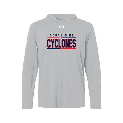 South Side Cyclones Under Armour Team Vanish Hooded Long Sleeve T-Shirt - 6014164