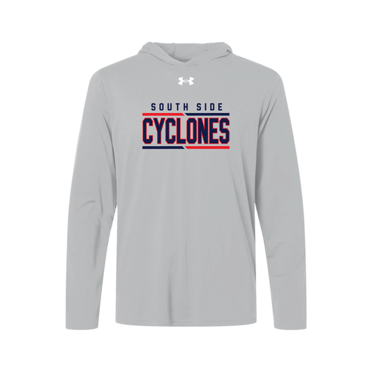 South Side Cyclones Under Armour Team Vanish Hooded Long Sleeve T-Shirt - 6014164