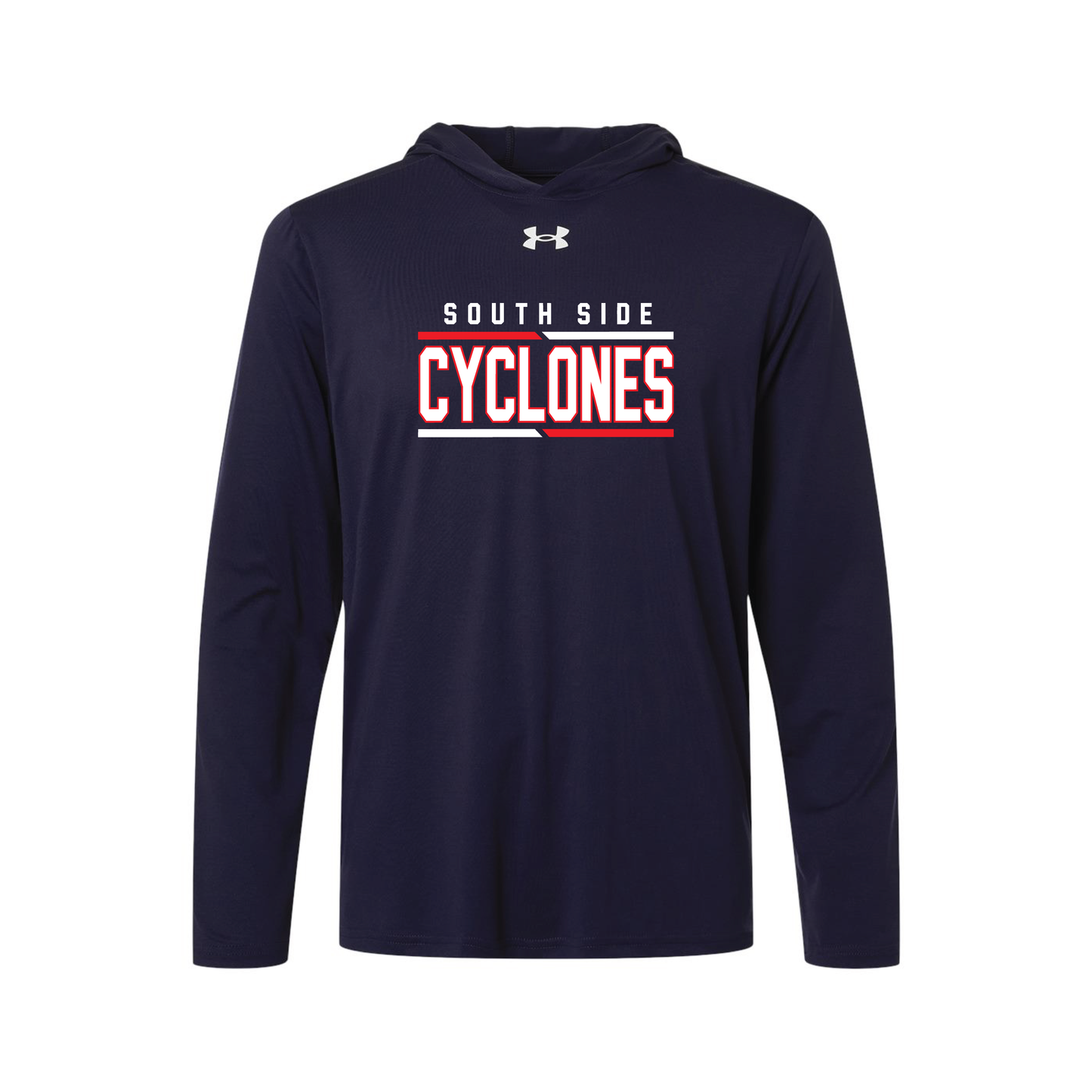 South Side Cyclones Under Armour Team Vanish Hooded Long Sleeve T-Shirt - 6014164