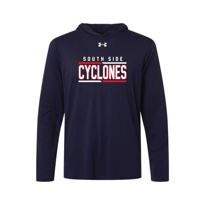 South Side Cyclones Under Armour Team Vanish Hooded Long Sleeve T-Shirt - 6014164