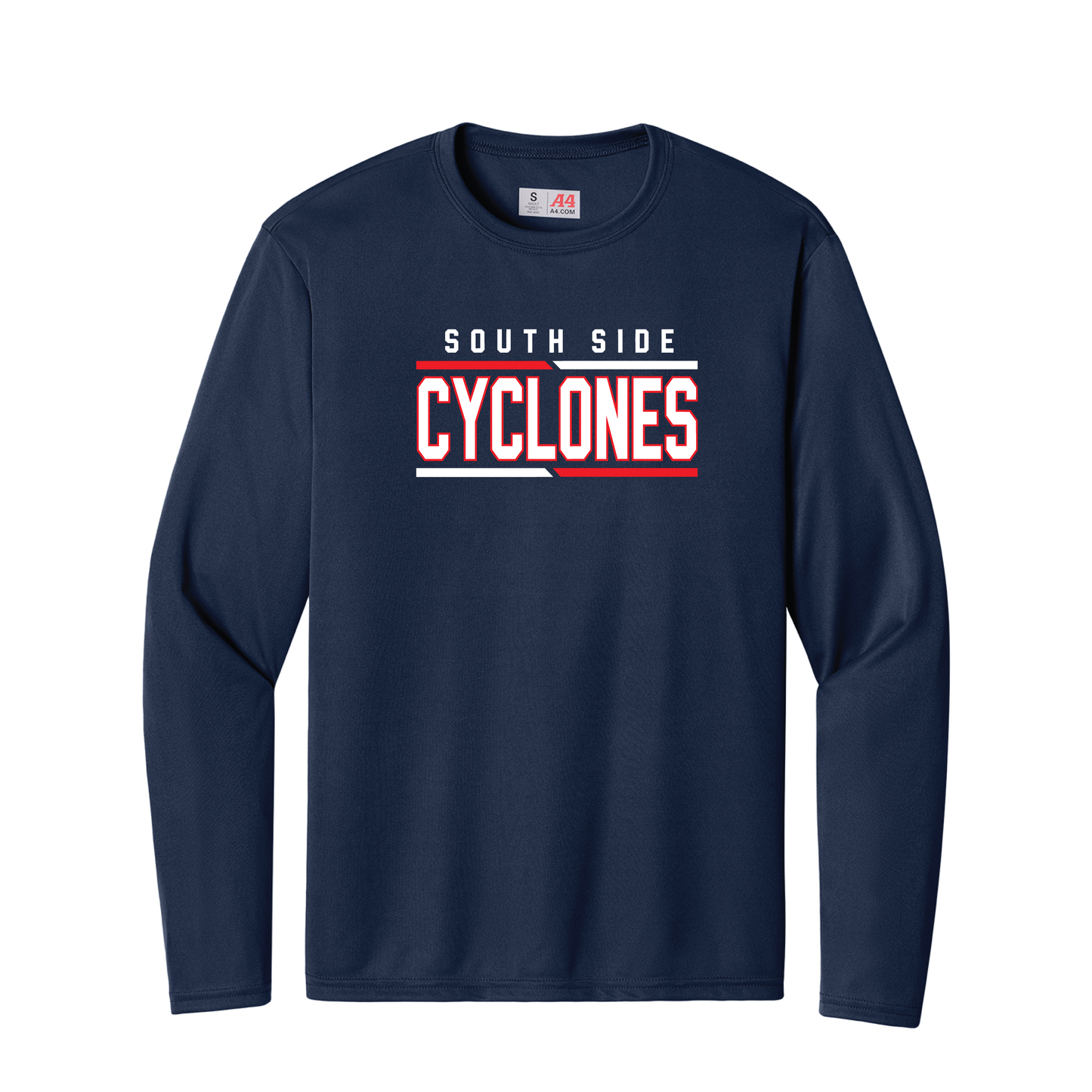 South Side Cyclones A4 Cooling Performance Long Sleeve Tee - A4N3165