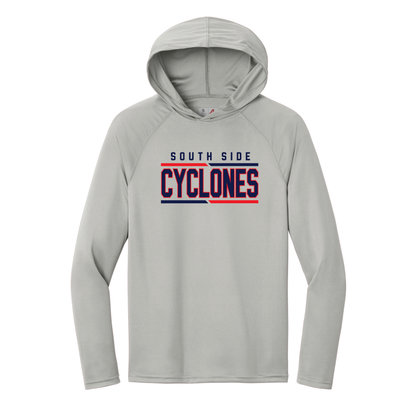 South Side Cyclones A4 Cooling Performance Long Sleeve Hooded Tee - A4N3409