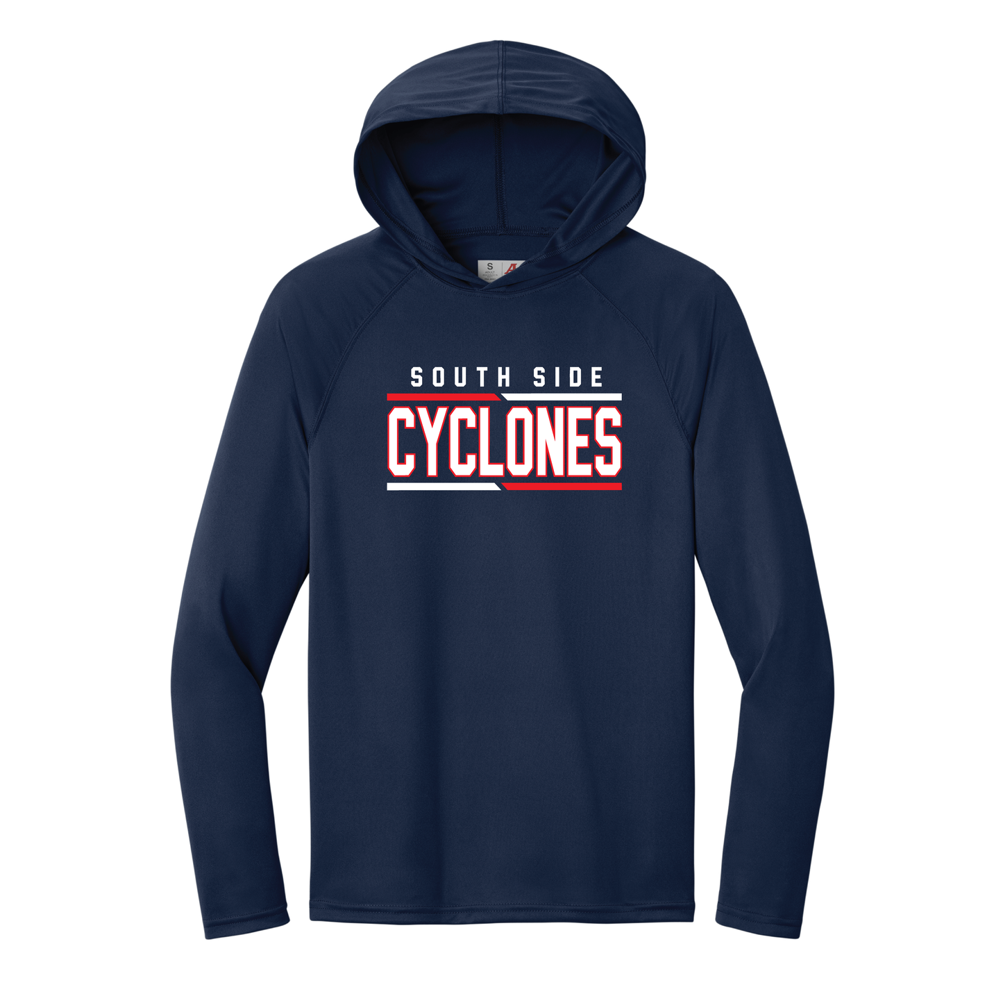 South Side Cyclones A4 Cooling Performance Long Sleeve Hooded Tee - A4N3409