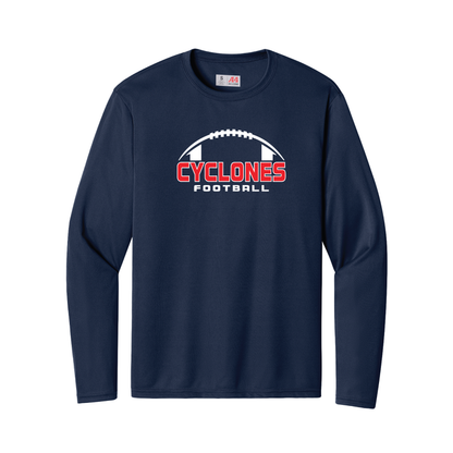 Cyclone Football A4 Cooling Performance Long Sleeve Tee