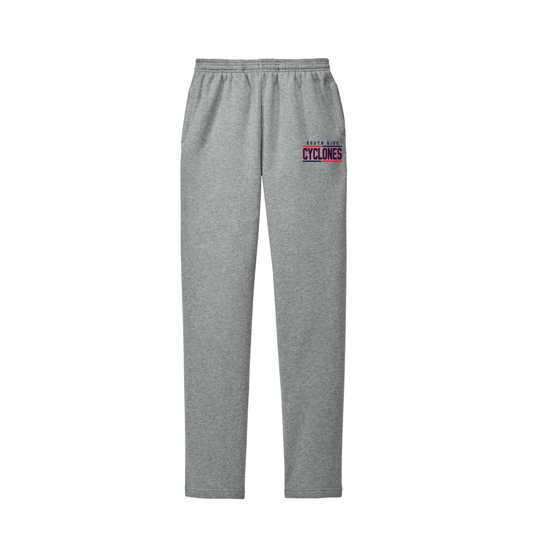South Side Cyclones Sport-Tek® Open Bottom Sweatpant - ST257