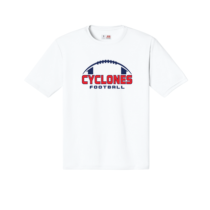 Cyclone Football A4 Cooling Performance Short Sleeve Tee