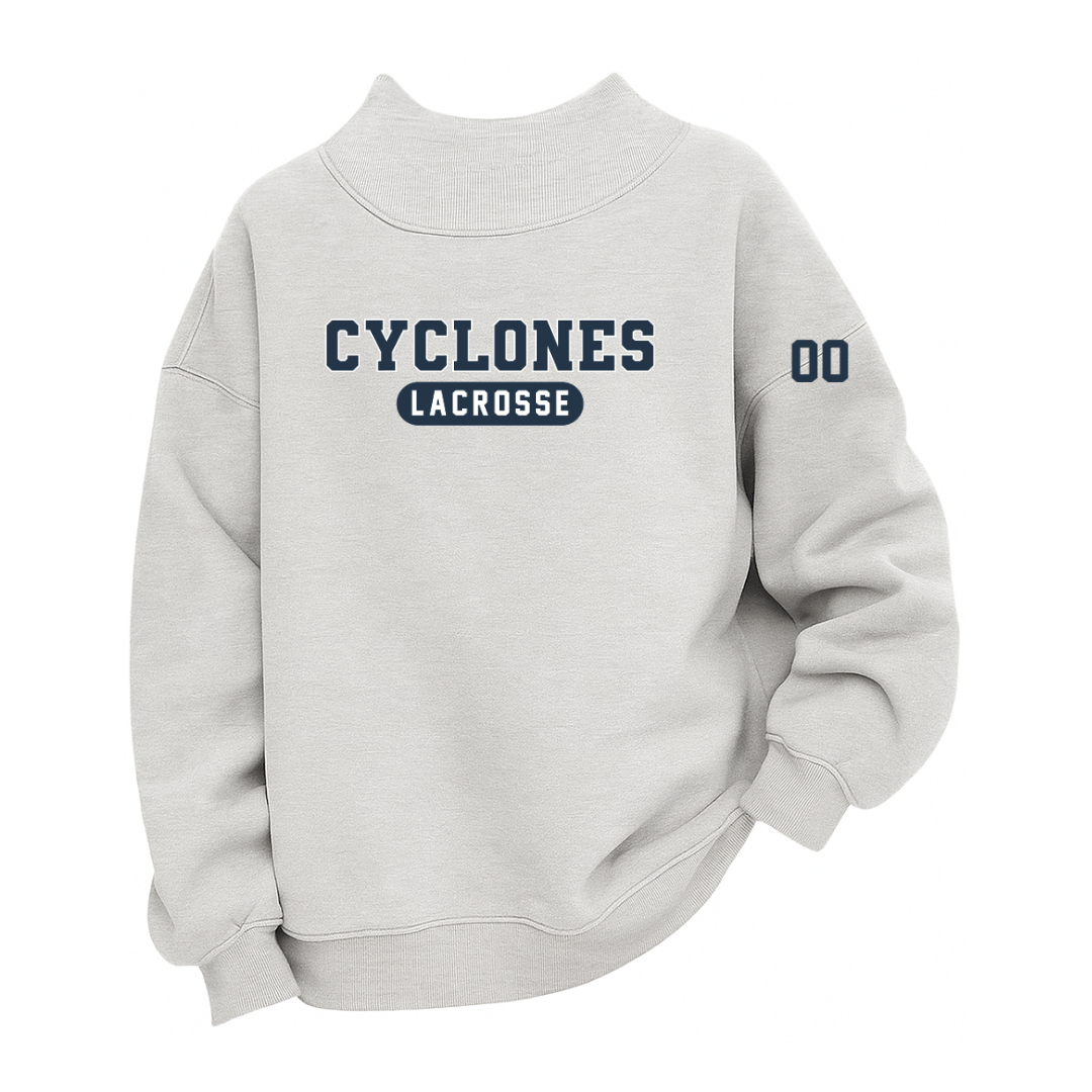 SS Girls Lax Mockneck