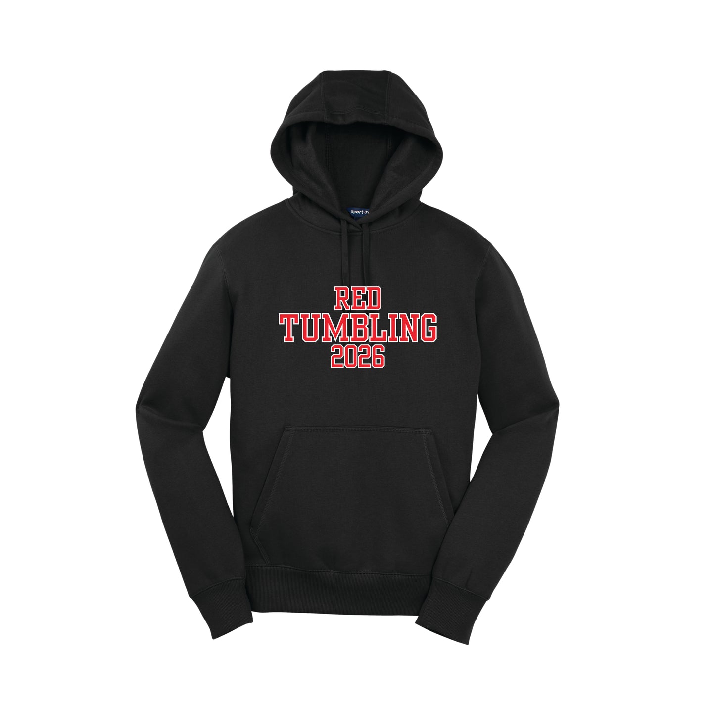 Red Tumbling Sport-Tek® Pullover Hooded Sweatshirt